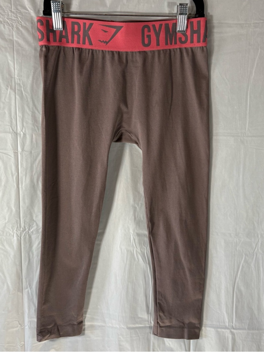 GymShark‎ Leggings Women XS Gray Gym Workout Sport Pants Active Spellout Logo
